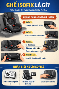 Ghế ISOFIX Là Gì? – Giải Pháp An Toàn cho bé trên ô tô